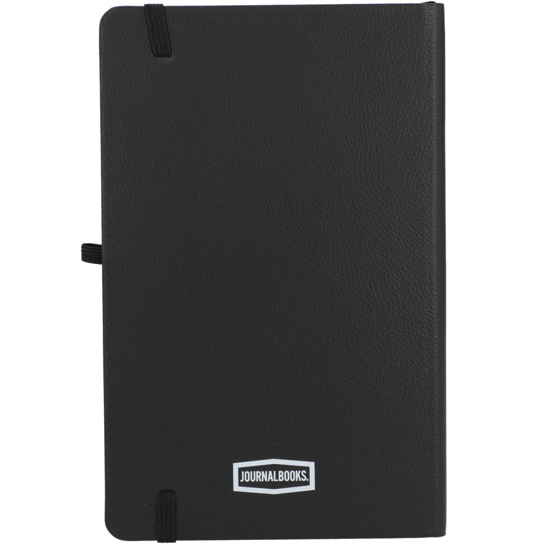 5.5" x 8.5" Kaya Recycled PU and Bamboo Journal - 2900-52 Black