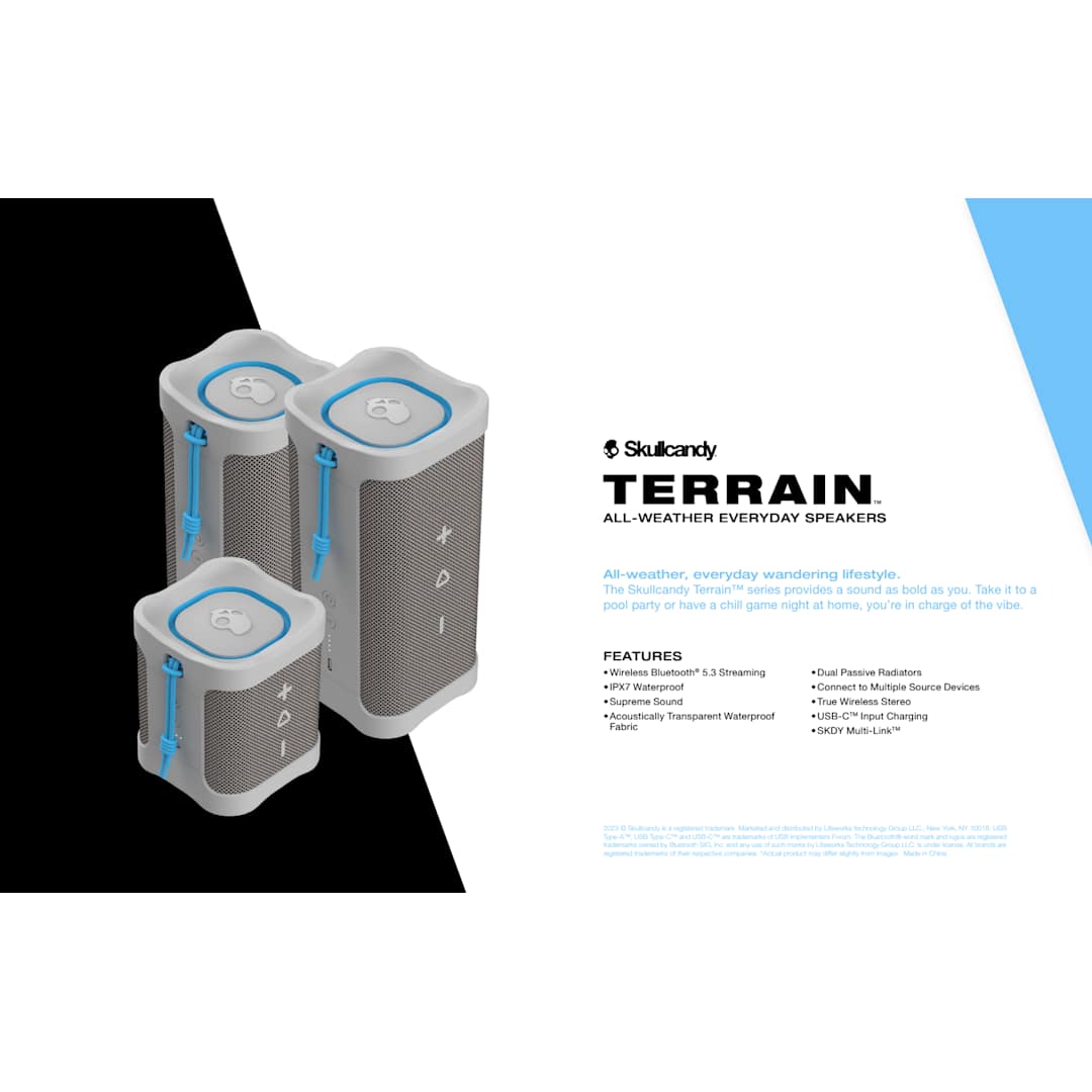 Skullcandy Skullcandy Terrain Bluetooth Speaker Skullcandy - 7196-31 Black