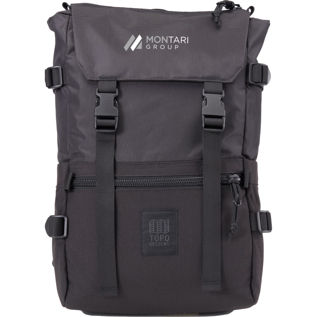 Topo Designs Topo Designs Recycled Rover 15&quot; Laptop Backpack - 8676-01 Black