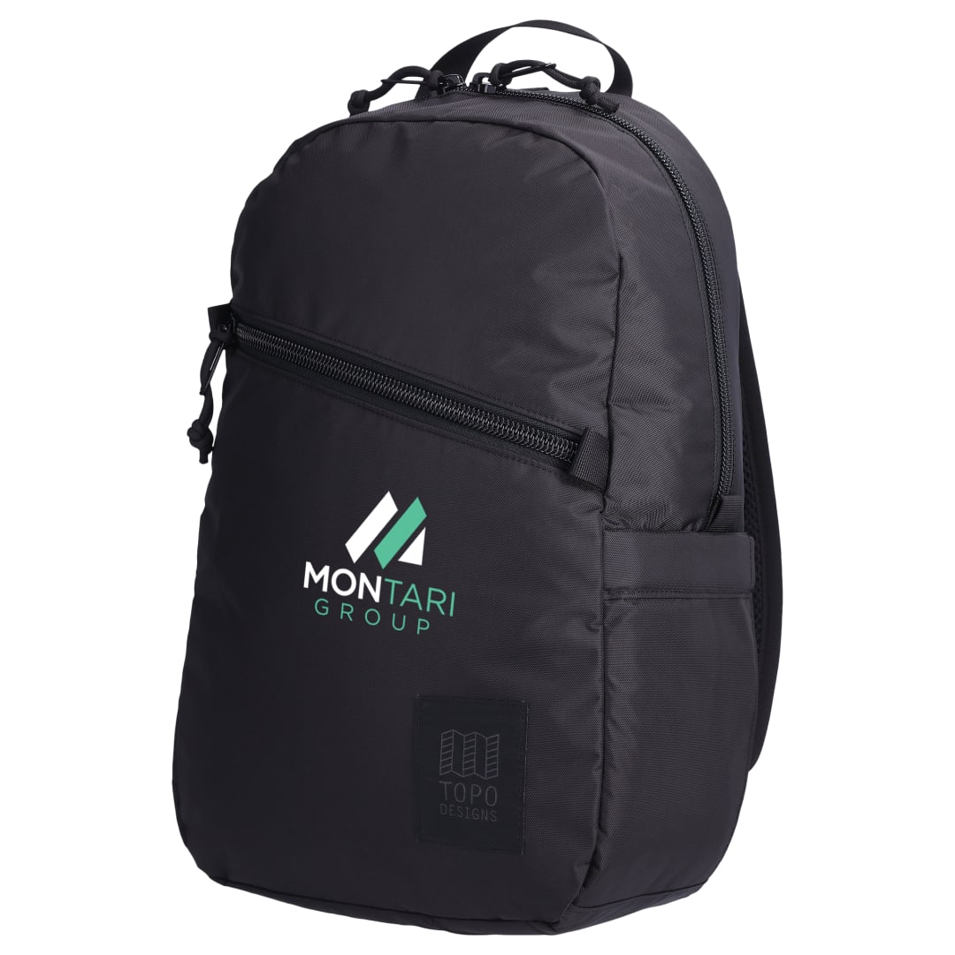 Topo Designs Topo Designs Recycled Light Pack Laptop Backpack - 8676-03 Black