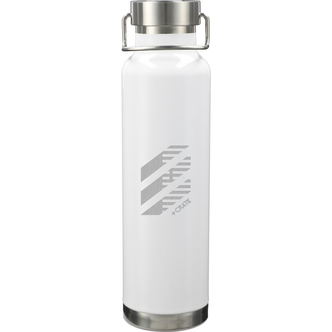Thor Copper Bottle w/ Coating 22oz - 1600-04 White