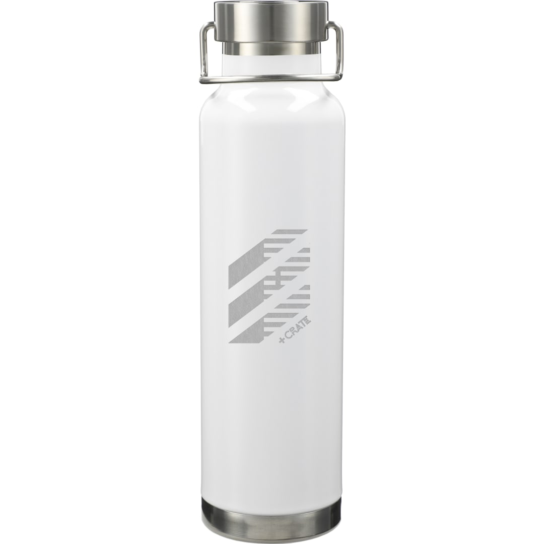 Thor Copper Bottle w/ Coating 22oz - 1600-04 White