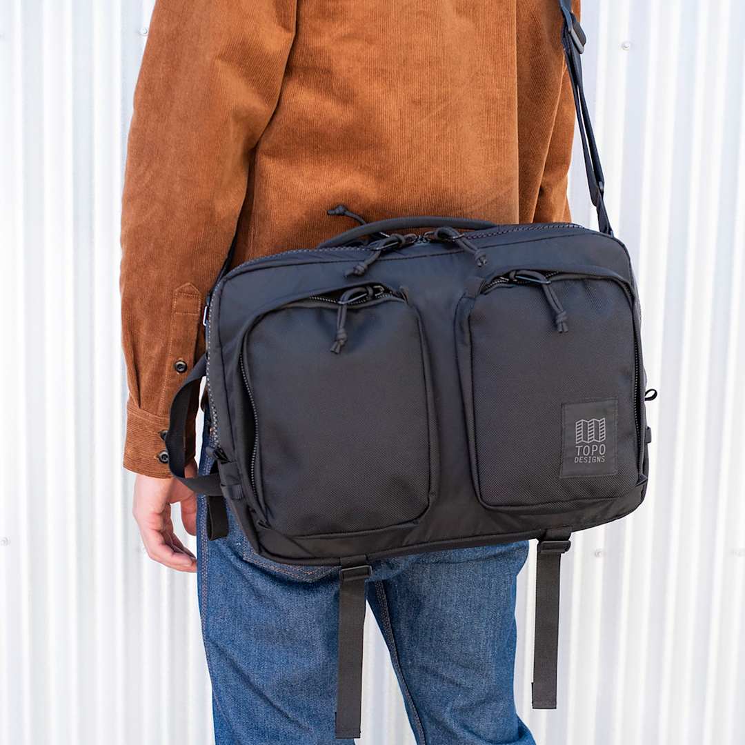 Topo Designs Topo Recycled Global Briefcase - 8676-06 Black