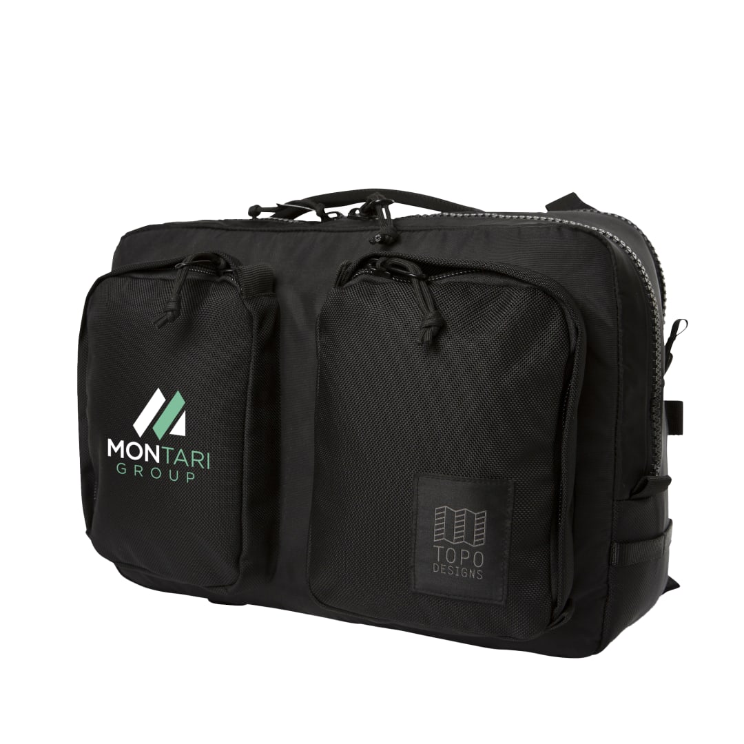 Topo Designs Topo Recycled Global Briefcase - 8676-06 Black