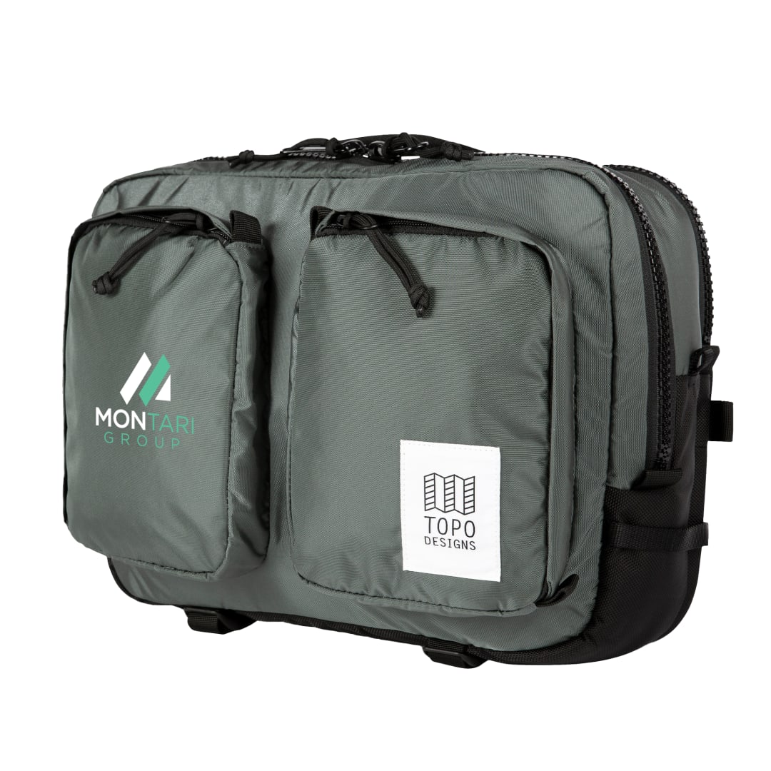 Topo Designs Topo Recycled Global Briefcase - 8676-06 Gray