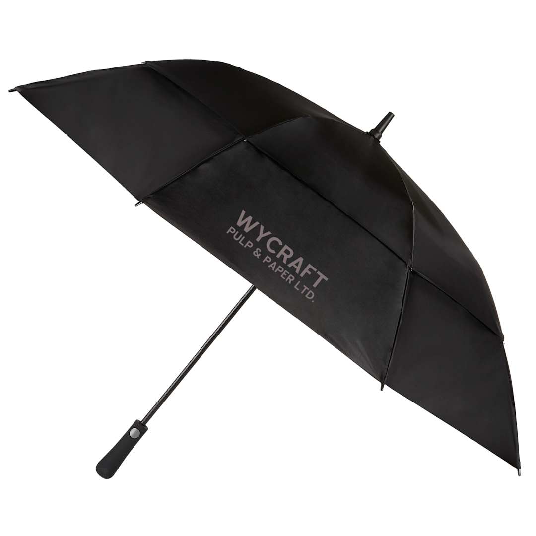 totes totes® 60" UV Protection Auto Open Golf Umbrella - 8850-23 Black