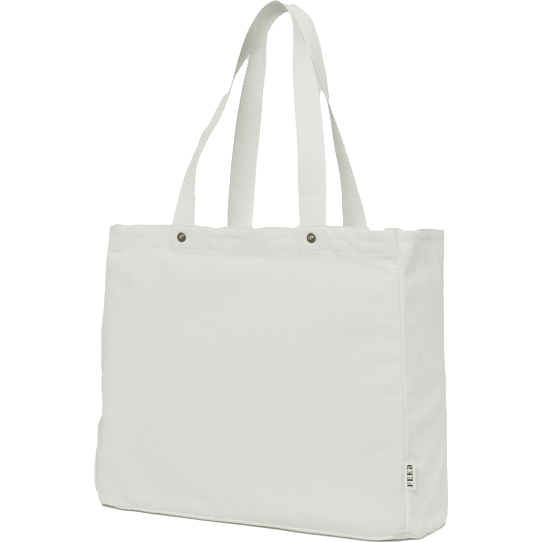 Feed FEED Organic Cotton Rivet Tote - 9009-06 White