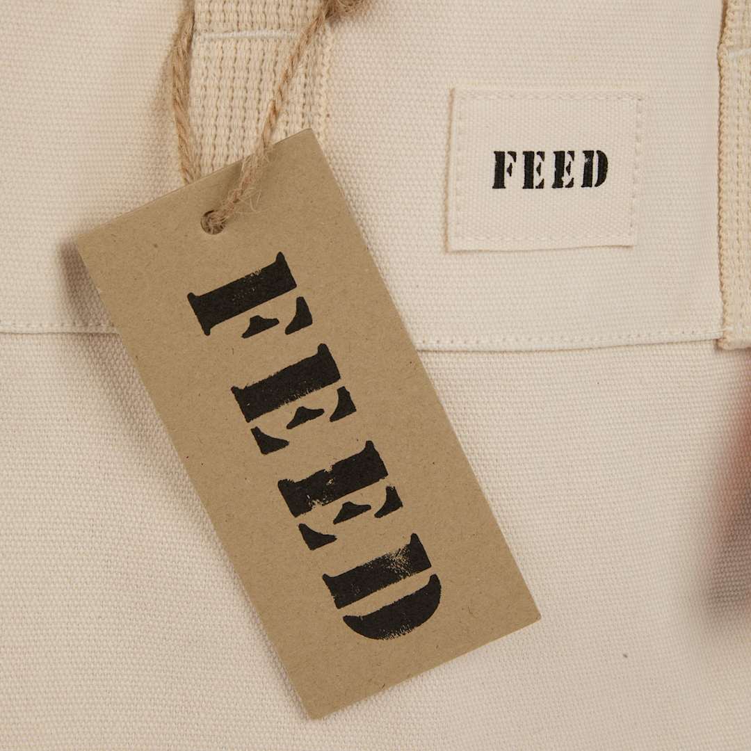 Feed FEED Organic Cotton Market Tote - 9009-12 Natural