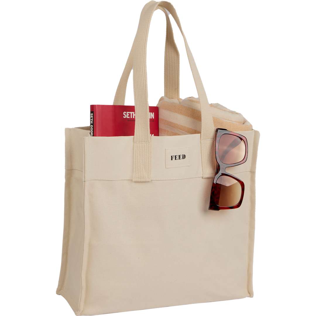 Feed FEED Organic Cotton Market Tote - 9009-12 Natural