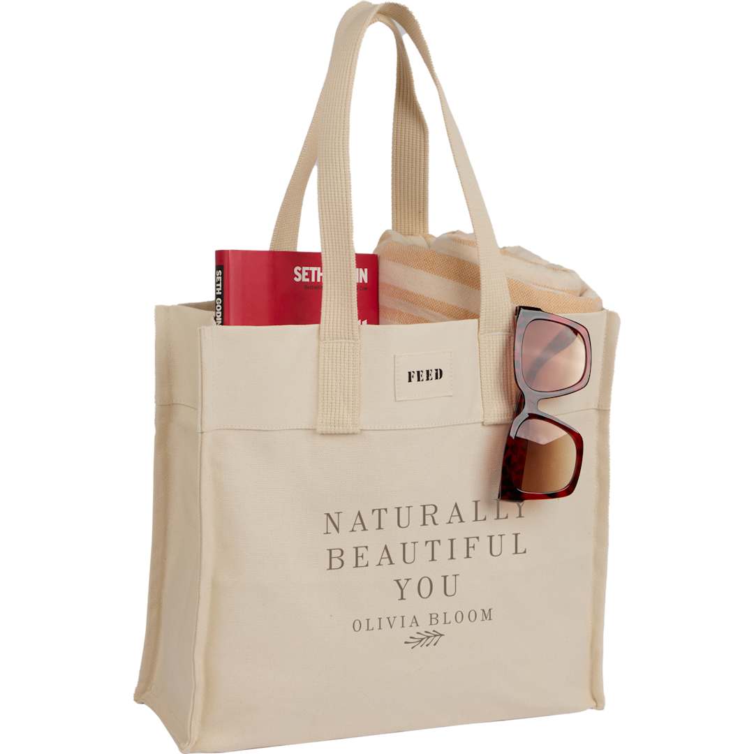 Feed FEED Organic Cotton Market Tote - 9009-12 Natural