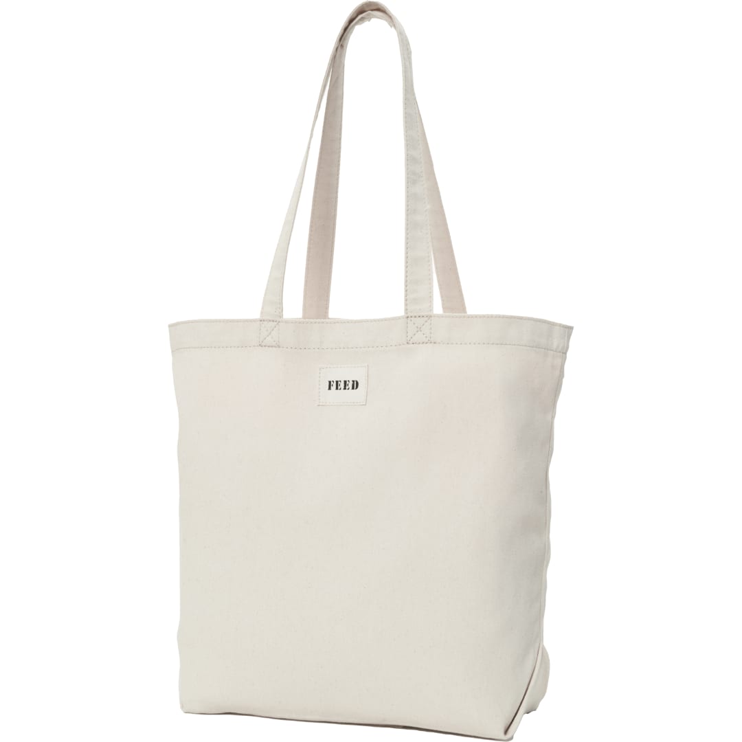 Feed FEED Organic Cotton Shopper Tote - 9009-14 Natural