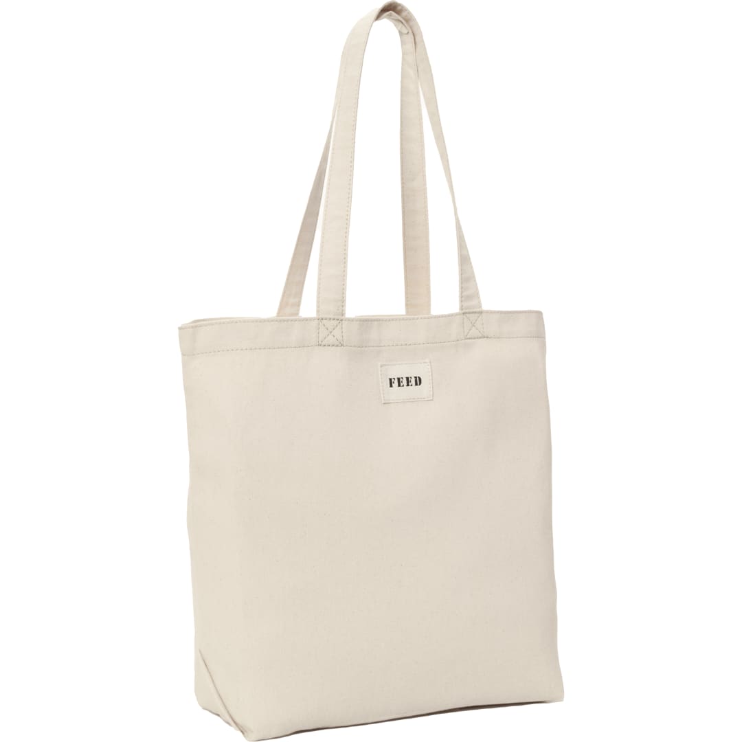 Feed FEED Organic Cotton Shopper Tote - 9009-14 Natural