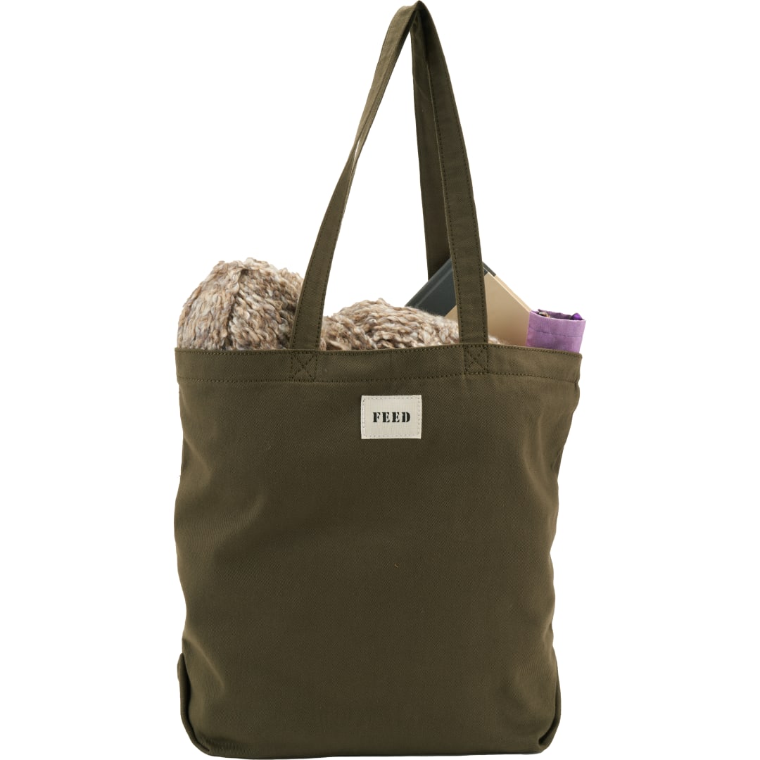Feed FEED Organic Cotton Shopper Tote - 9009-14 Green