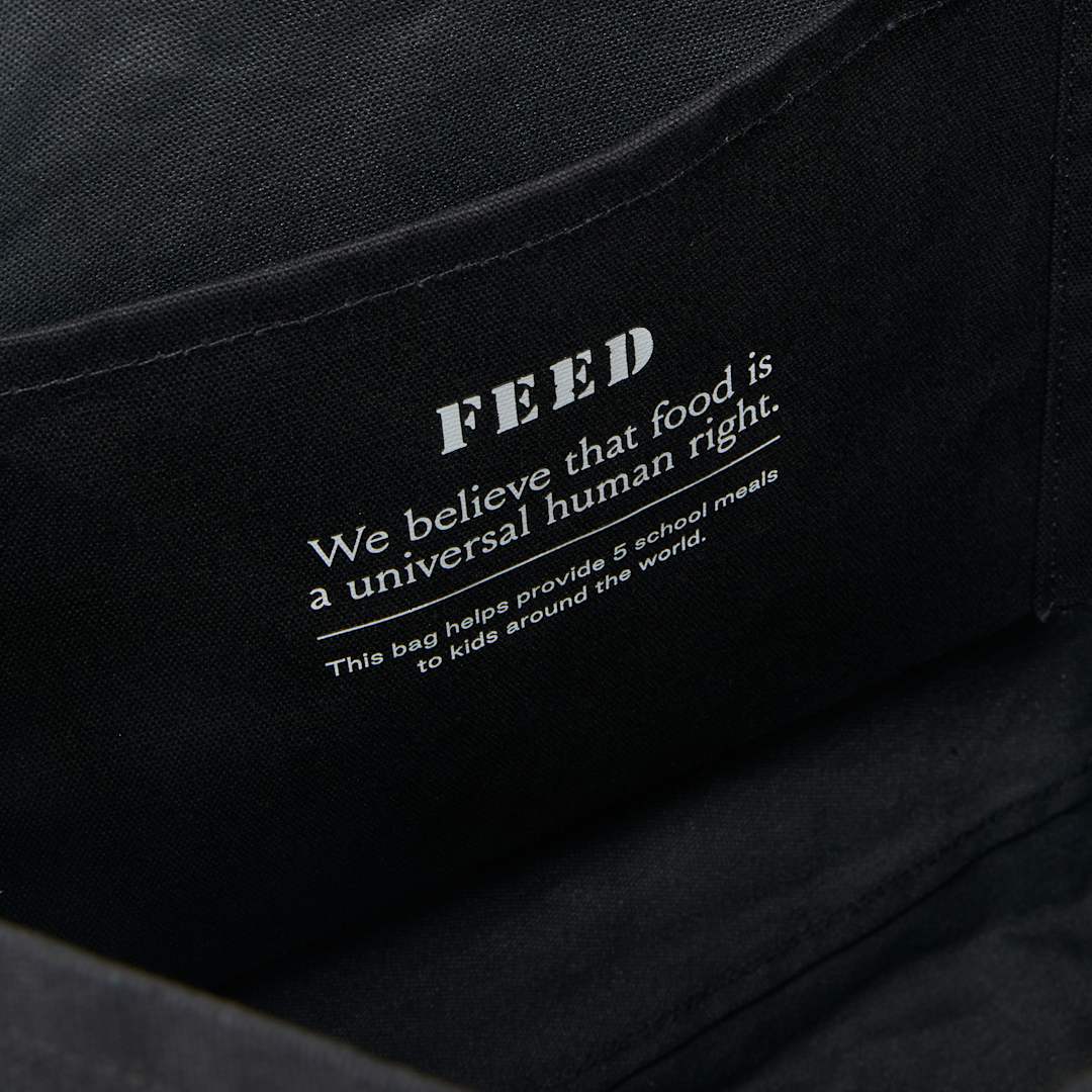 Feed FEED Organic Cotton Weekend Tote - 9009-15 Black