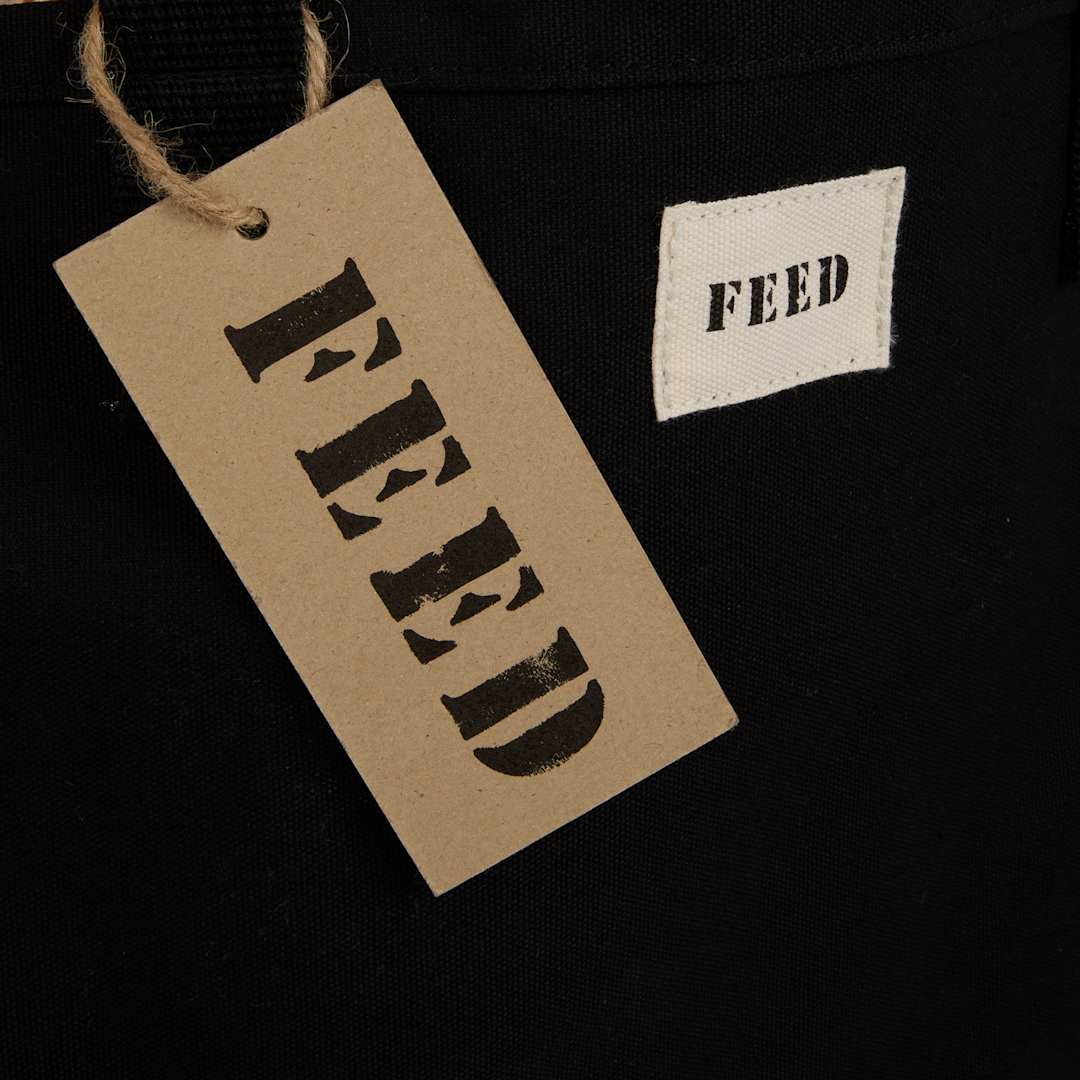 Feed FEED Organic Cotton Weekend Tote - 9009-15 Black