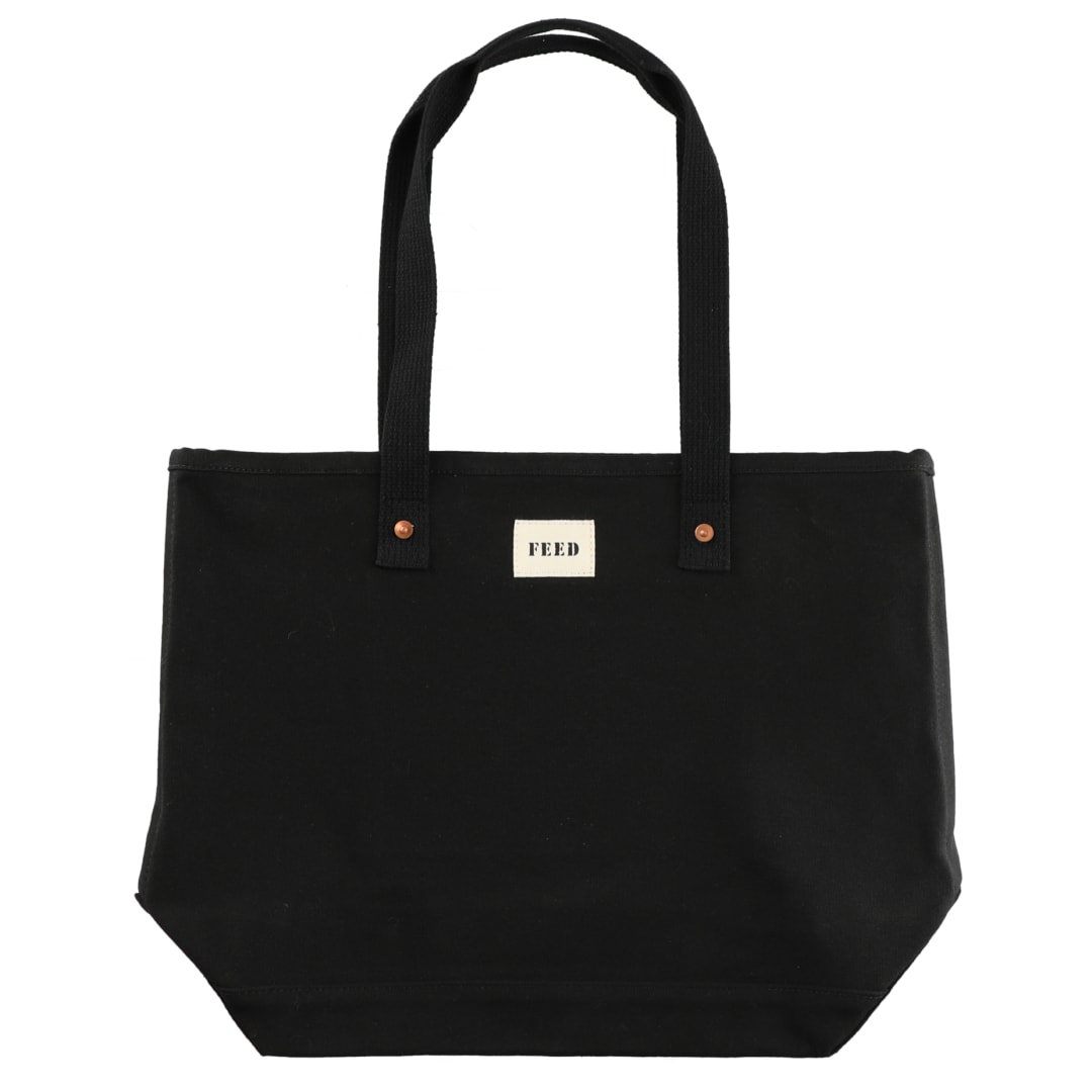 Feed FEED Organic Cotton Weekend Tote - 9009-15 Black