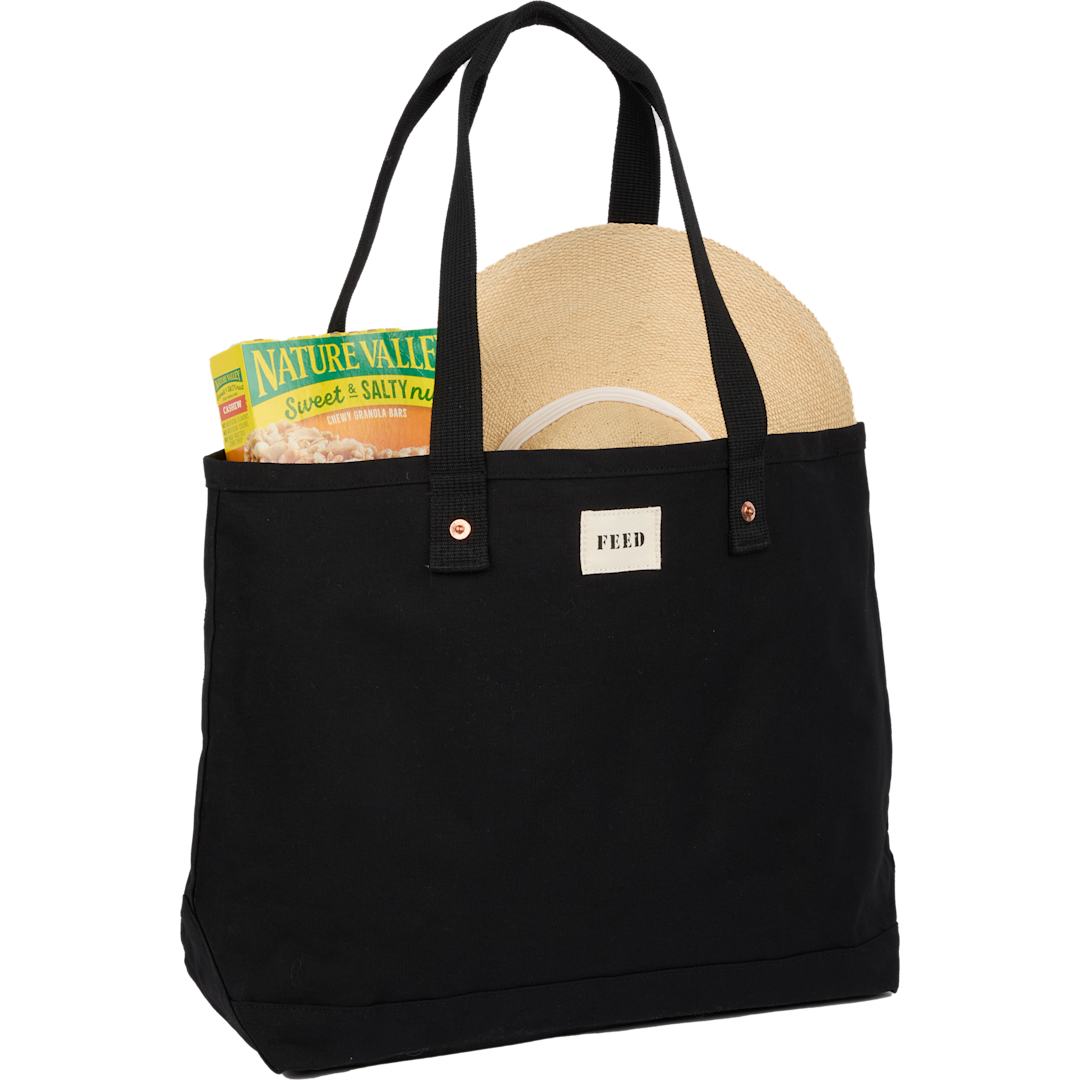 Feed FEED Organic Cotton Weekend Tote - 9009-15 Black