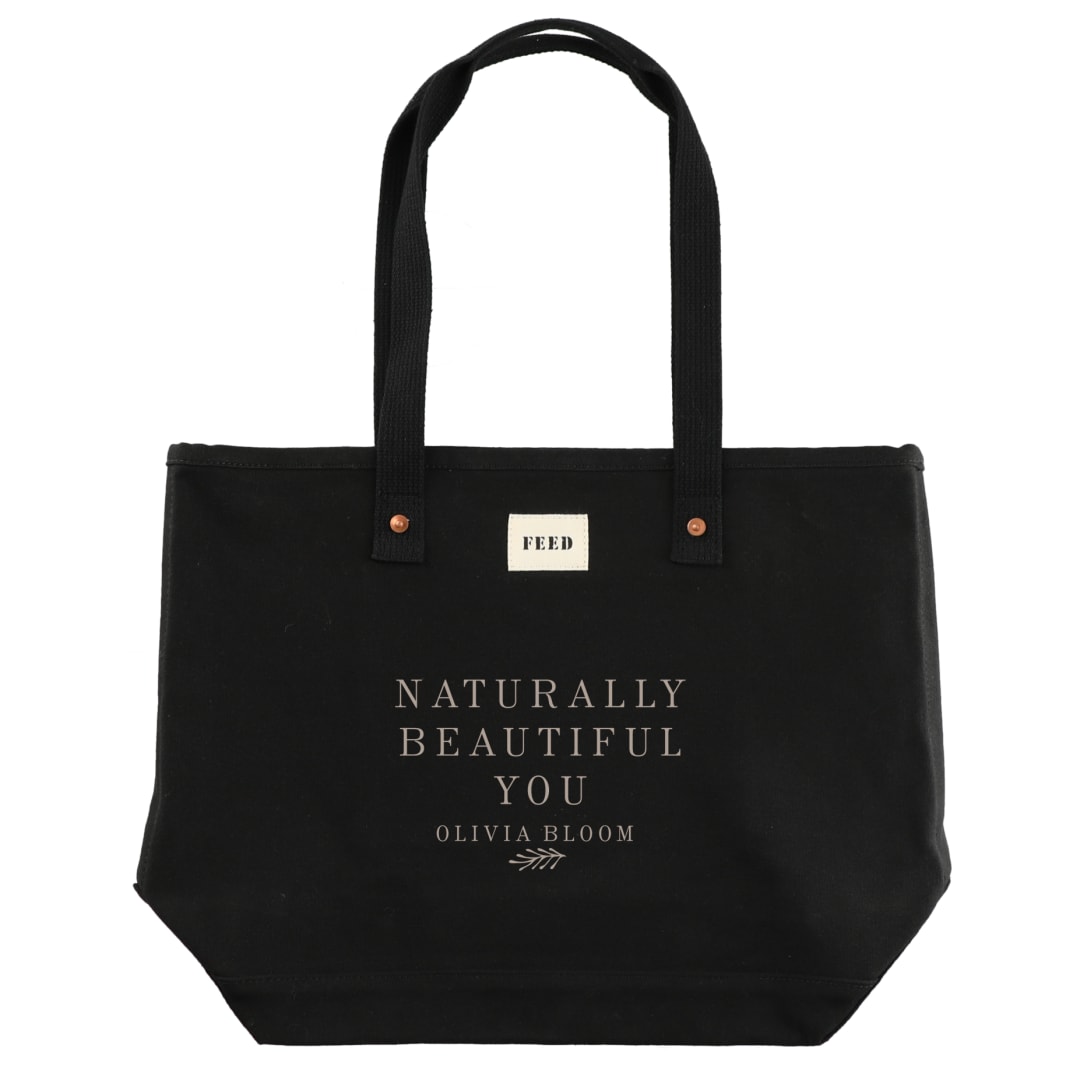 Feed FEED Organic Cotton Weekend Tote - 9009-15 Black