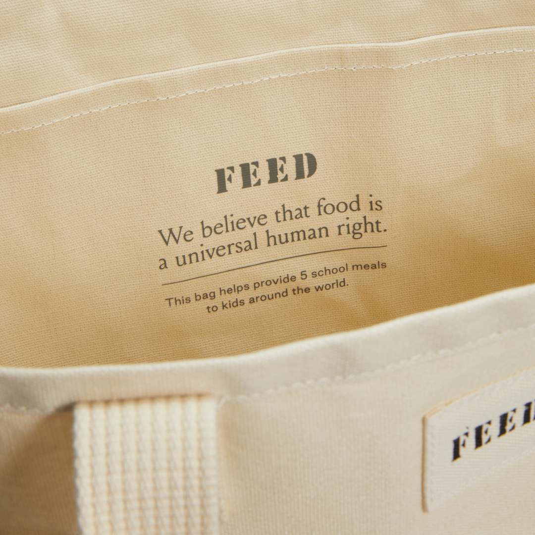 Feed FEED Organic Cotton Weekend Tote - 9009-15 Natural