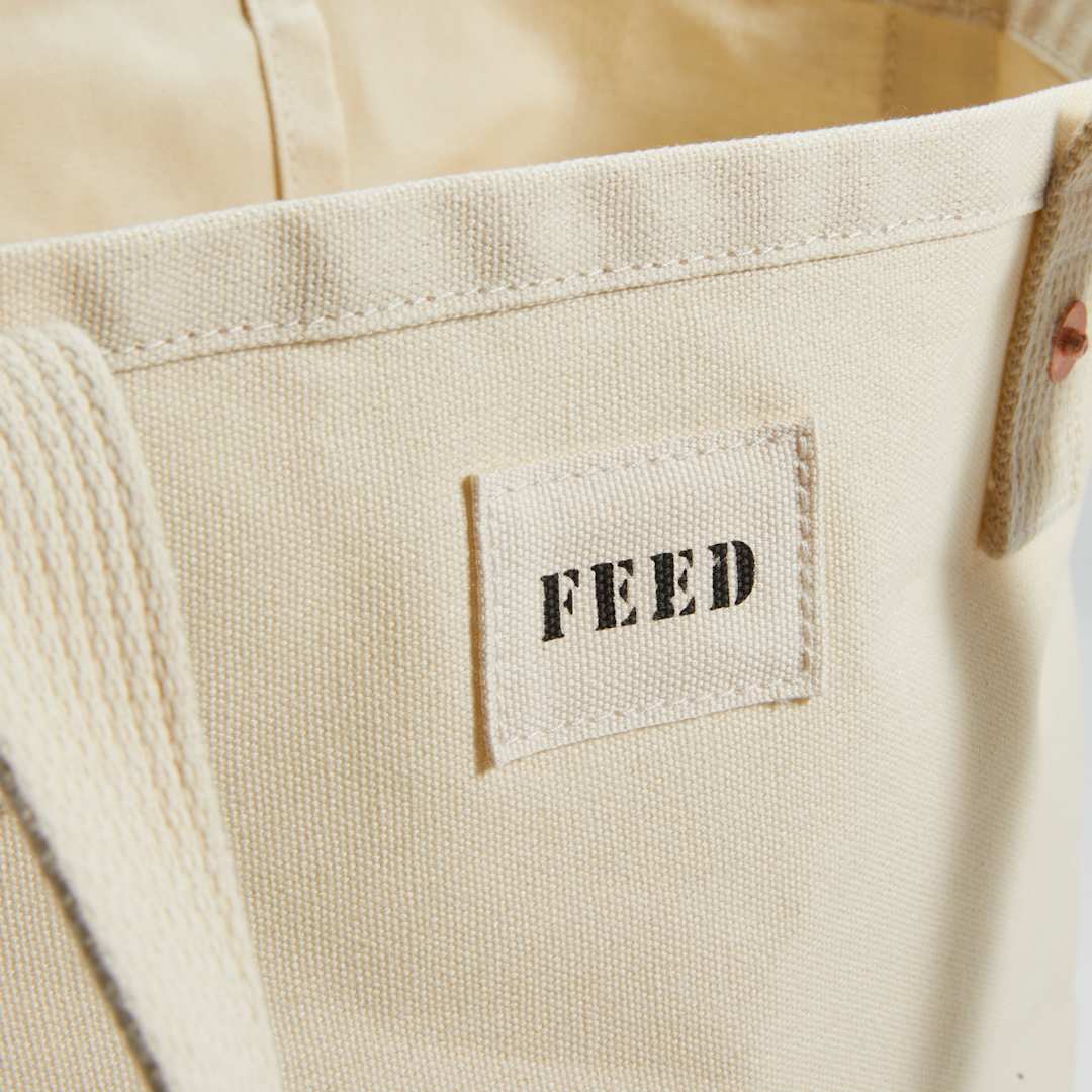 Feed FEED Organic Cotton Weekend Tote - 9009-15 Natural