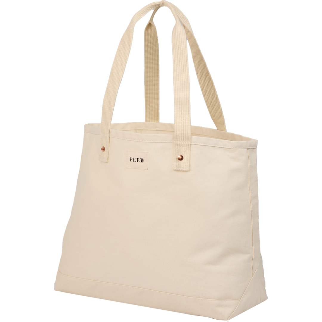 Feed FEED Organic Cotton Weekend Tote - 9009-15 Natural