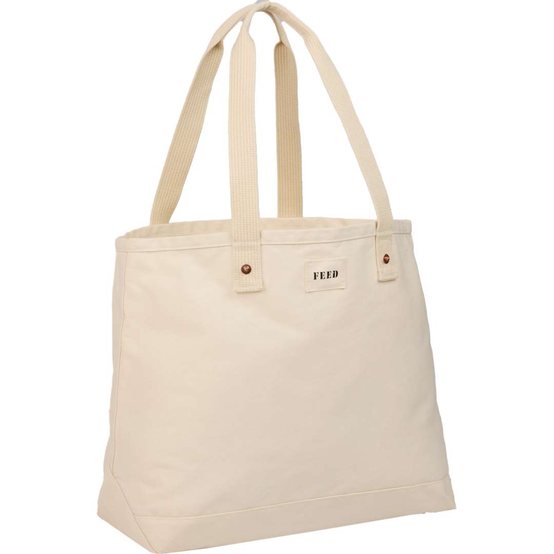 Feed FEED Organic Cotton Weekend Tote - 9009-15 Natural