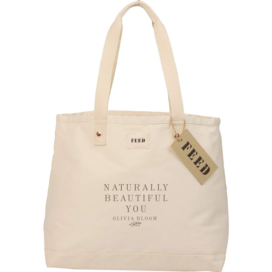 Feed FEED Organic Cotton Weekend Tote - 9009-15 Natural