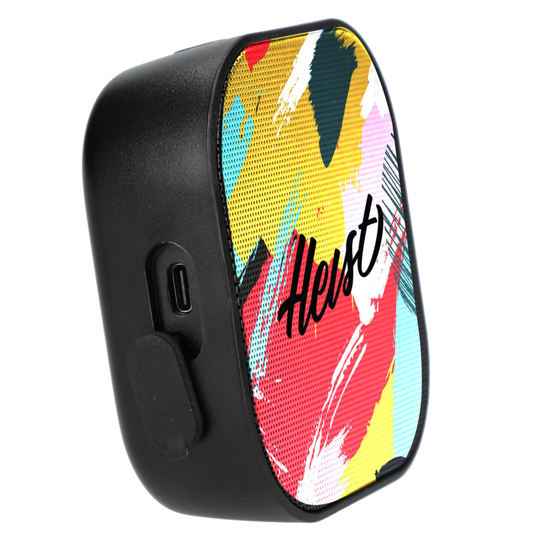 Recycled ABS Whammo 2 Bluetooth Speaker - SM-2945 Black