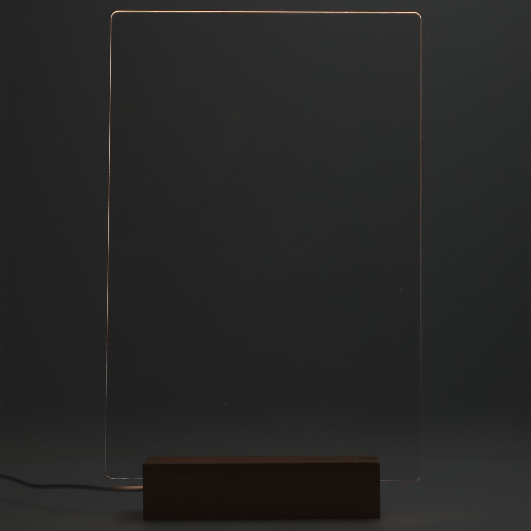 Note Brite Acrylic Dry Erase Board - SM-2948 Clear