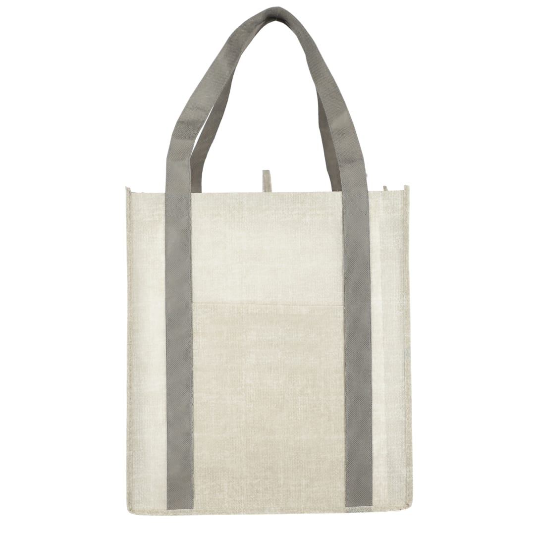 Neptune Recycled Non-Woven Grocery Tote - SM-5213 Gray