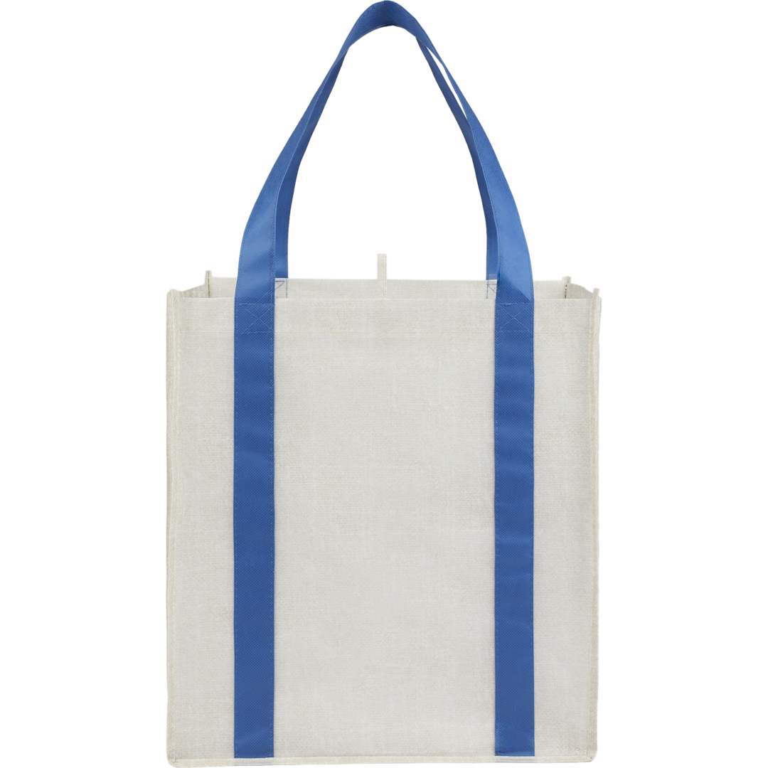 Neptune Recycled Non-Woven Grocery Tote - SM-5213 Blue
