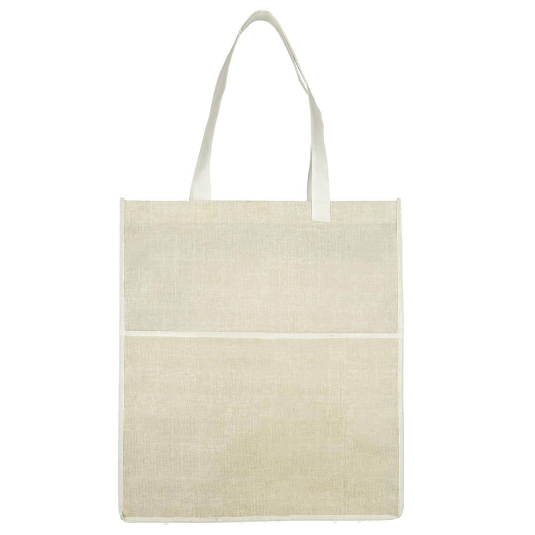 Apollo Recycled Non-Woven Convention Tote - SM-5214 Natural