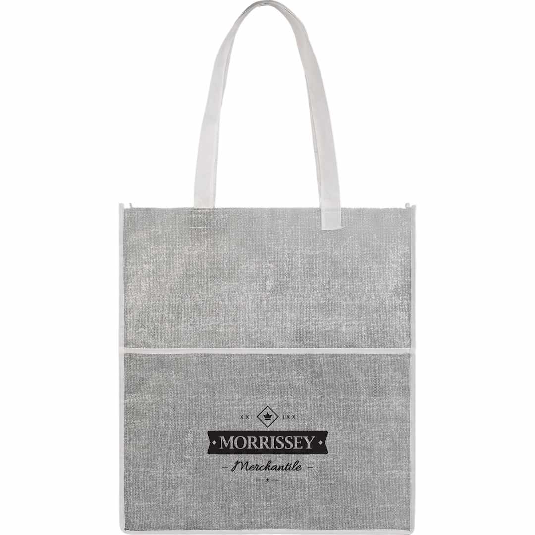Apollo Recycled Non-Woven Convention Tote - SM-5214 Black