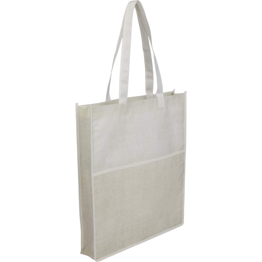 Apollo Recycled Non-Woven Convention Tote - SM-5214 Natural