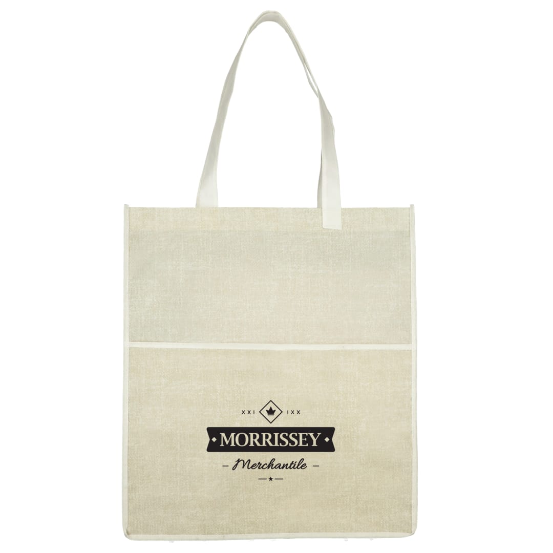 Apollo Recycled Non-Woven Convention Tote - SM-5214 Natural
