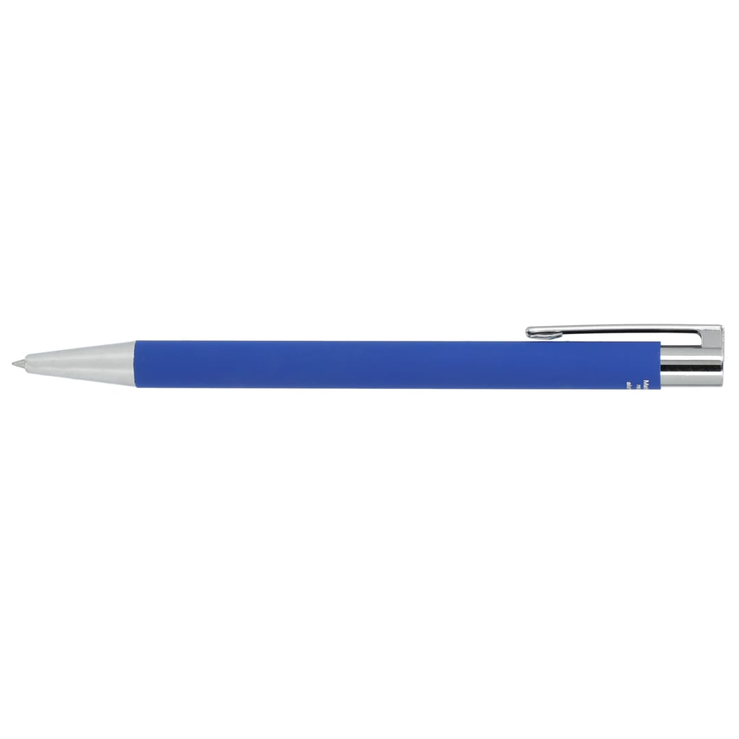 Maxi Recycled Aluminum Soft Touch Gel Pen - SM-5288 Blue