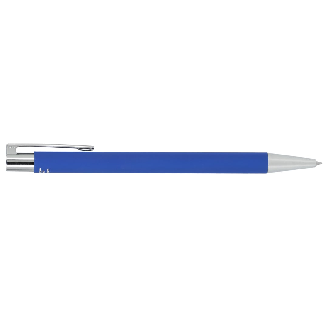 Maxi Recycled Aluminum Soft Touch Gel Pen - SM-5288 Blue