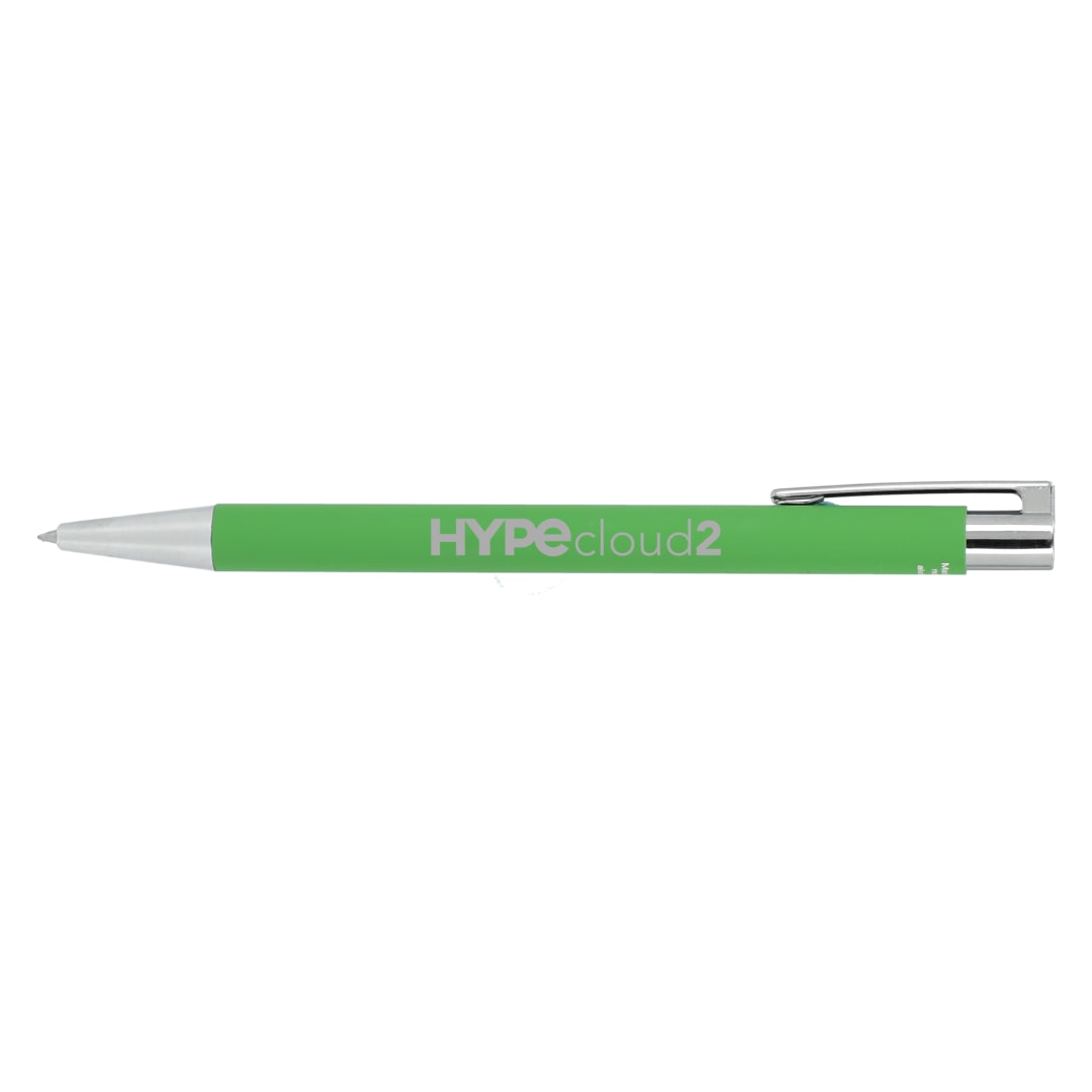 Maxi Recycled Aluminum Soft Touch Gel Pen - SM-5288 Green