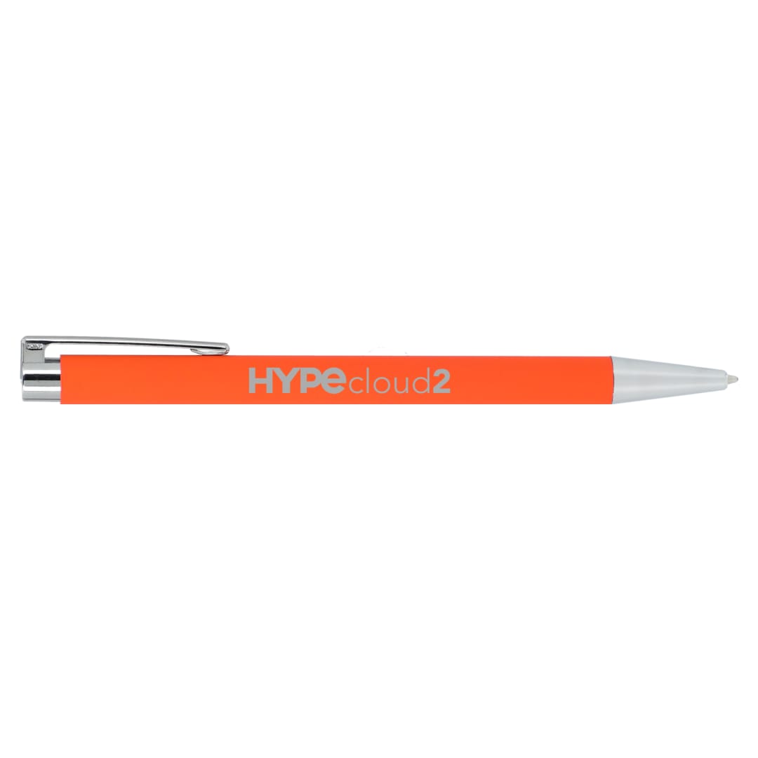 Maxi Recycled Aluminum Soft Touch Gel Pen - SM-5288 Orange