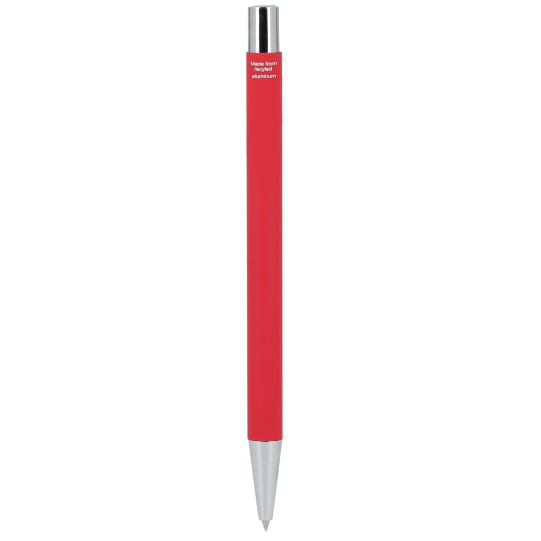Maxi Recycled Aluminum Soft Touch Gel Pen - SM-5288 Red