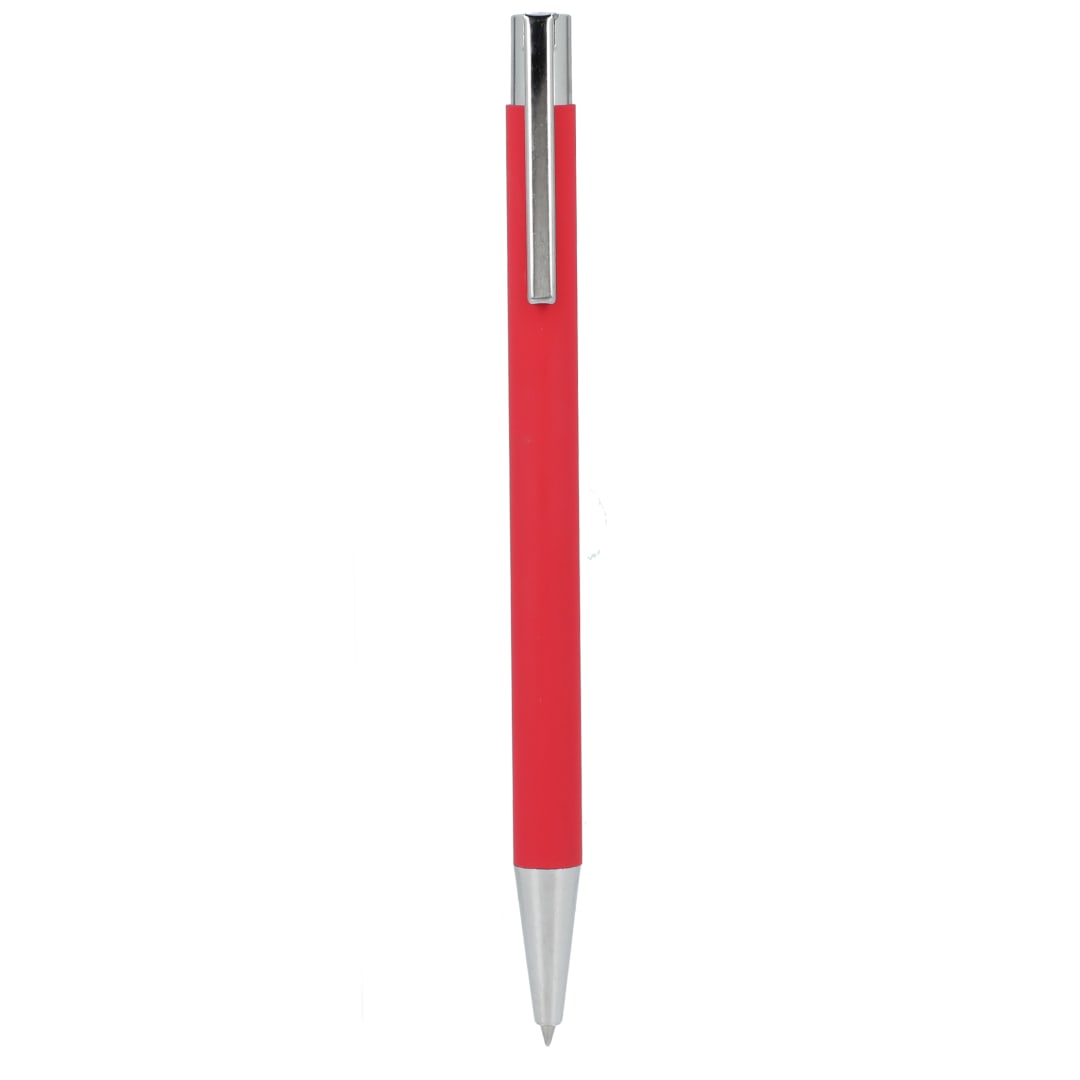 Maxi Recycled Aluminum Soft Touch Gel Pen - SM-5288 Red