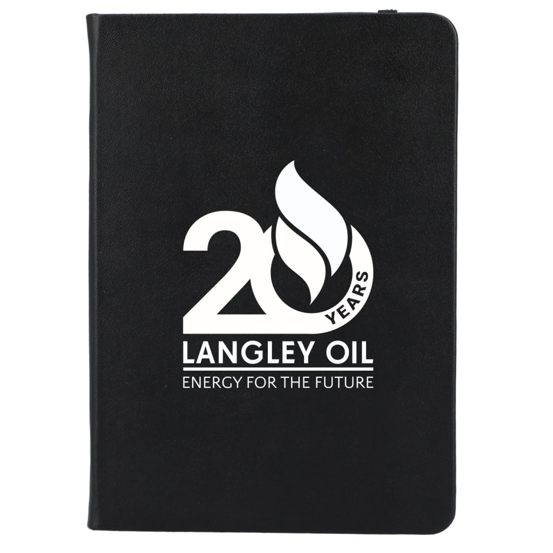 5&quot; x 7&quot; Remark Recycled Bound Notebook - SM-5293 Black