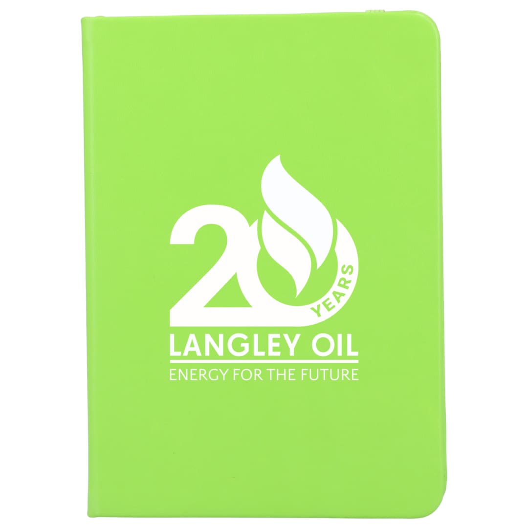 5&quot; x 7&quot; Remark Recycled Bound Notebook - SM-5293 Green