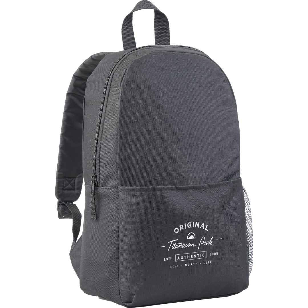 Brix Recycled Backpack - SM-6007 Black