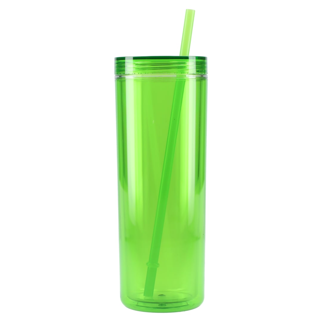 Chroma Recycled Acrylic Straw Tumbler 16oz - SM-6020 Green