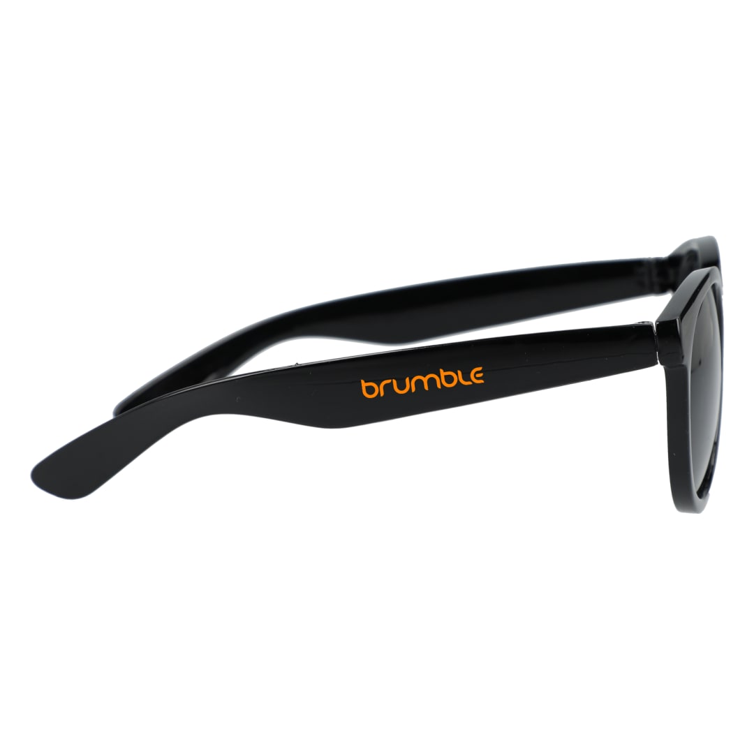 Rhodri Recycled Round Sunglasses - SM-7930 Black