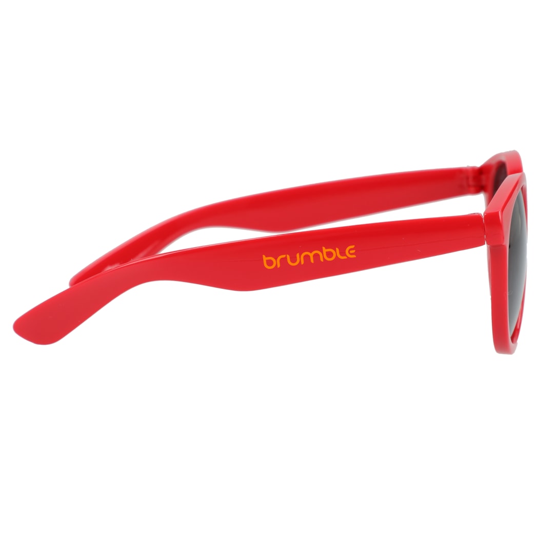 Rhodri Recycled Round Sunglasses - SM-7930 Red