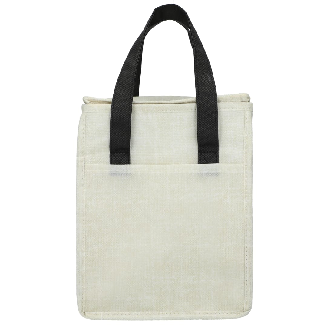 Ares Recycled Non-Woven 12 Can Cooler - SM-7941 Black