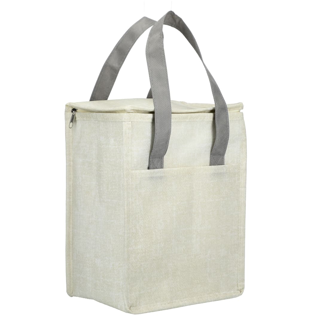 Ares Recycled Non-Woven 12 Can Cooler - SM-7941 Gray