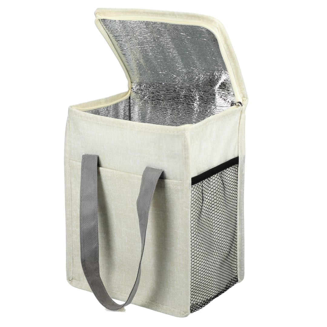 Ares Recycled Non-Woven 12 Can Cooler - SM-7941 Gray